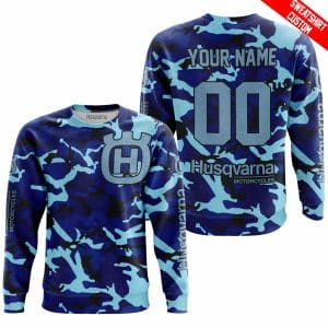Custom name BraapGirls LIMITED EDITION PRODUCTS – US NAVY V1 – HUSQVARNA RACING – CUSTOM NAME Brands for motocross girls and dirt bike riders - Brands view 2