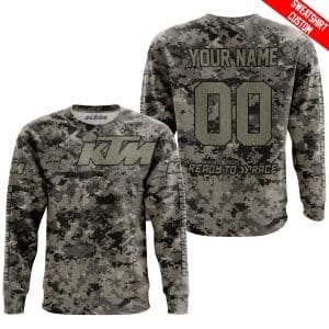 Custom name BraapGirls LIMITED EDITION PRODUCTS – US ARMY – KTM RACING – CUSTOM NAME Brands for motocross girls and dirt bike riders - Brands view 2