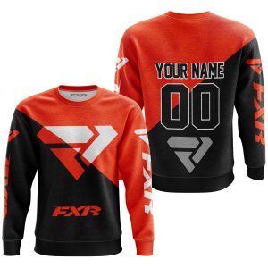 Custom name BraapGirls PREMIUM GIFT – CUSTOM NAME – FXR – ORANGE Brands for motocross girls and dirt bike riders - Brands view 1