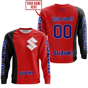 Custom name BraapGirls PREMIUM MX – CUSTOM NAME – SUZUKI – RED Brands for motocross girls and dirt bike riders - Brands view 2