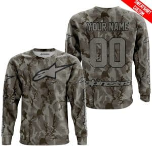 Custom name BraapGirls LIMITED EDITION PRODUCTS – US ARMY V2 – ALPINESTARS RACING – CUSTOM NAME Alpinestars for motocross girls and dirt bike riders - Alpine...