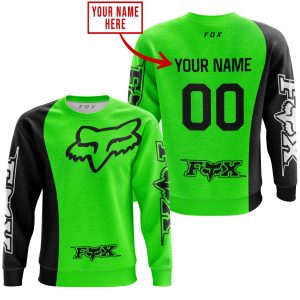 Custom name BraapGirls PREMIUM MX – CUSTOM NAME – FOX RACING -GREEN Brands for motocross girls and dirt bike riders - Brands view 2