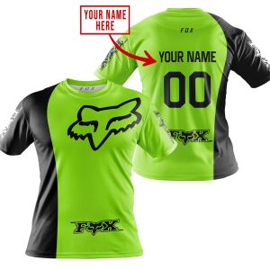 Custom name BraapGirls PREMIUM MX – CUSTOM NAME – FOX RACING -GREEN 1 Brands for motocross girls and dirt bike riders - Brands view 1