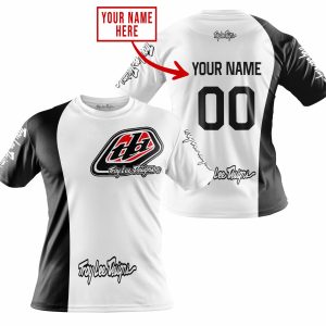 Custom name BraapGirls PREMIUM MX – CUSTOM NAME – TROY LEE DESIGNS – WHITE Brands for motocross girls and dirt bike riders - Brands view 1