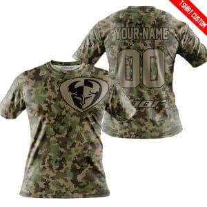 Custom name BraapGirls LIMITED EDITION PRODUCTS – US ARMY V3 – THOR RACING – CUSTOM NAME Brands for motocross girls and dirt bike riders - Brands view 3