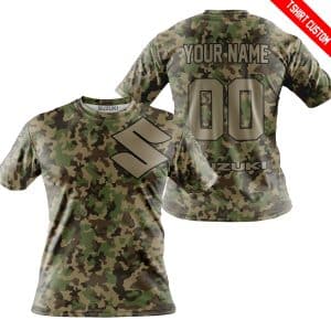 Custom name BraapGirls LIMITED EDITION PRODUCTS – US ARMY V3 – SUZUKI RACING – CUSTOM NAME Brands for motocross girls and dirt bike riders - Brands view 3