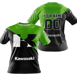 Custom name BraapGirls PREMIUM GIFT – CUSTOM NAME – KAWASAKI – GREEN Brands for motocross girls and dirt bike riders - Brands view 3