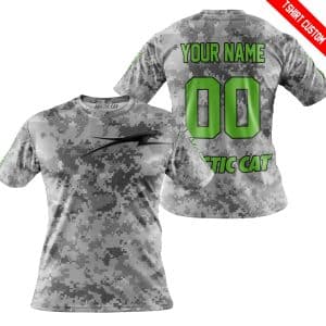 Custom name BraapGirls LIMITED EDITION PRODUCTS – US ARMY V1 – ARCTIC-CAT V1 – CUSTOM NAME Arctic Cat for motocross girls and dirt bike riders - Arctic Cat v...