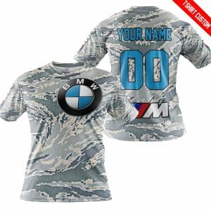 Custom name BraapGirls LIMITED EDITION PRODUCTS – US AIR PORCE – BMW RACING V1 – CUSTOM NAME BMW for motocross girls and dirt bike riders - BMW view 3
