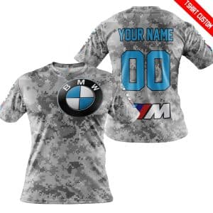 Custom name BraapGirls LIMITED EDITION PRODUCTS – US ARMY V1 – BMW RACING V1 – CUSTOM NAME BMW for motocross girls and dirt bike riders - BMW view 3