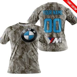 Custom name BraapGirls LIMITED EDITION PRODUCTS – US ARMY V2 – BMW RACING V1 – CUSTOM NAME BMW for motocross girls and dirt bike riders - BMW view 3
