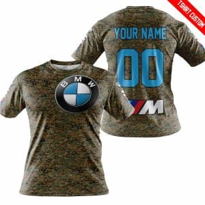 Custom name BraapGirls LIMITED EDITION PRODUCTS – US MARINE V1 – BMW RACING V1 – CUSTOM NAME BMW for motocross girls and dirt bike riders - BMW view 3