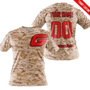 Custom name BraapGirls LIMITED EDITION PRODUCTS – US MARINE – GAS GAS RACING V1 – CUSTOM NAME Brands for motocross girls and dirt bike riders - Brands view 3