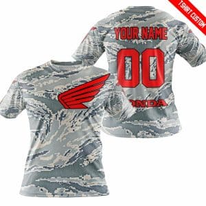 Custom name BraapGirls LIMITED EDITION PRODUCTS – US AIR PORCE – HONDA RACING V1 – CUSTOM NAME Brands for motocross girls and dirt bike riders - Brands view 3