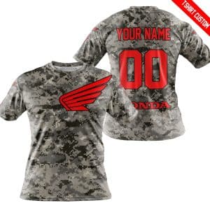 Custom name BraapGirls LIMITED EDITION PRODUCTS – US ARMY – HONDA RACING V1 – CUSTOM NAME Brands for motocross girls and dirt bike riders - Brands view 3