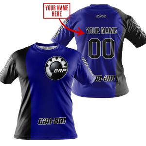 Custom name BraapGirls PREMIUM MX – CUSTOM NAME – CAN AM – NAVY Brands for motocross girls and dirt bike riders - Brands view 3