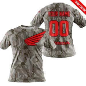 Custom name BraapGirls LIMITED EDITION PRODUCTS – US ARMY V2 – HONDA RACING V1 – CUSTOM NAME Brands for motocross girls and dirt bike riders - Brands view 3