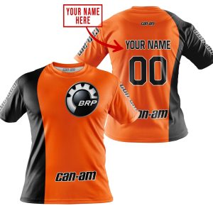 Custom name BraapGirls PREMIUM MX – CUSTOM NAME – CAN AM – ORANGE Brands for motocross girls and dirt bike riders - Brands view 3