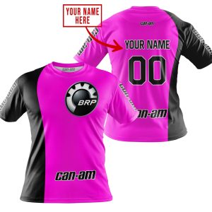 Custom name BraapGirls PREMIUM MX – CUSTOM NAME – CAN AM – PINK Brands for motocross girls and dirt bike riders - Brands view 3