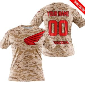 Custom name BraapGirls LIMITED EDITION PRODUCTS – US MARINE – HONDA RACING V1 – CUSTOM NAME Brands for motocross girls and dirt bike riders - Brands view 3