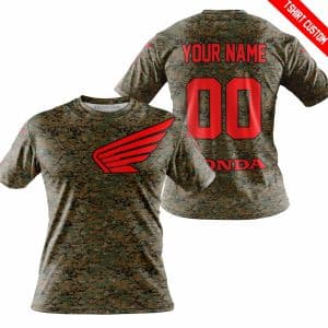 Custom name BraapGirls LIMITED EDITION PRODUCTS – US MARINE V1 – HONDA RACING V1 – CUSTOM NAME Brands for motocross girls and dirt bike riders - Brands view 3