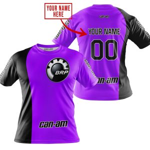 Custom name BraapGirls PREMIUM MX – CUSTOM NAME – CAN AM – PURPLE Brands for motocross girls and dirt bike riders - Brands view 3