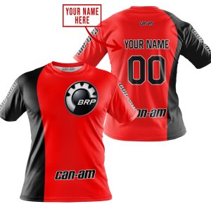 Custom name BraapGirls PREMIUM MX – CUSTOM NAME – CAN AM – RED Brands for motocross girls and dirt bike riders - Brands view 3