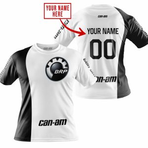 Custom name BraapGirls PREMIUM MX – CUSTOM NAME – CAN AM – WHITE Brands for motocross girls and dirt bike riders - Brands view 3