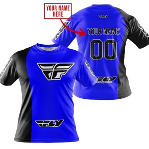 Custom name BraapGirls PREMIUM MX – CUSTOM NAME – FLY RACING – BLUE Brands for motocross girls and dirt bike riders - Brands view 3