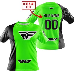 Custom name BraapGirls PREMIUM MX – CUSTOM NAME – FLY RACING – GREEN Brands for motocross girls and dirt bike riders - Brands view 3