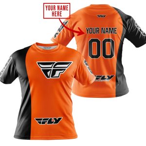 Custom name BraapGirls PREMIUM MX – CUSTOM NAME – FLY RACING – ORANGE Brands for motocross girls and dirt bike riders - Brands view 3