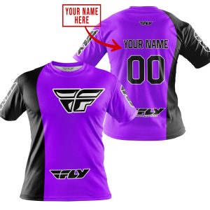 Custom name BraapGirls PREMIUM MX – CUSTOM NAME – FLY RACING – PURPLE Brands for motocross girls and dirt bike riders - Brands view 3