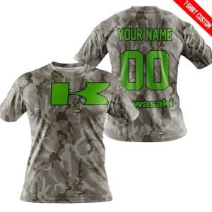 Custom name BraapGirls LIMITED EDITION PRODUCTS – US ARMY V2 – KAWASAKI RACING V1 – CUSTOM NAME Brands for motocross girls and dirt bike riders - Brands view 3
