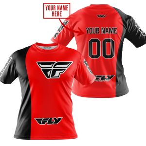 Custom name BraapGirls PREMIUM MX – CUSTOM NAME – FLY RACING – RED Brands for motocross girls and dirt bike riders - Brands view 3