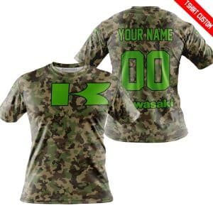 Custom name BraapGirls LIMITED EDITION PRODUCTS – US ARMY V3 – KAWASAKI RACING V1 – CUSTOM NAME Brands for motocross girls and dirt bike riders - Brands view 3