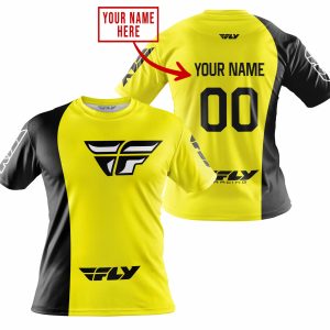Custom name BraapGirls PREMIUM MX – CUSTOM NAME – FLY RACING – YELLOW Brands for motocross girls and dirt bike riders - Brands view 3