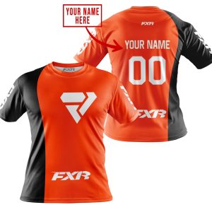 Custom name BraapGirls PREMIUM MX – CUSTOM NAME – FXR – ORANGE Brands for motocross girls and dirt bike riders - Brands view 3