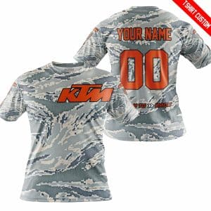Custom name BraapGirls LIMITED EDITION PRODUCTS – US AIR PORCE – KTM RACING V1 – CUSTOM NAME Brands for motocross girls and dirt bike riders - Brands view 3