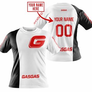 Custom name BraapGirls PREMIUM MX – CUSTOM NAME – GAS GAS – WHITE Brands for motocross girls and dirt bike riders - Brands view 3