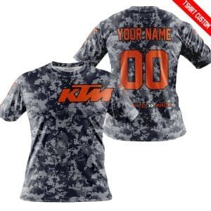 Custom name BraapGirls LIMITED EDITION PRODUCTS – US NAVY – KTM RACING V1 – CUSTOM NAME Brands for motocross girls and dirt bike riders - Brands view 3
