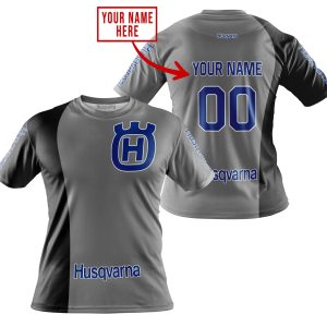 Custom name BraapGirls PREMIUM MX – CUSTOM NAME – HUSQVARNA – GREY Brands for motocross girls and dirt bike riders - Brands view 3