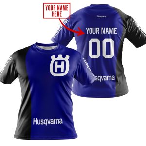 Custom name BraapGirls PREMIUM MX – CUSTOM NAME – HUSQVARNA – NAVY Brands for motocross girls and dirt bike riders - Brands view 3