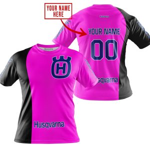 Custom name BraapGirls PREMIUM MX – CUSTOM NAME – HUSQVARNA – PINK Brands for motocross girls and dirt bike riders - Brands view 3