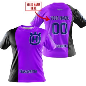 Custom name BraapGirls PREMIUM MX – CUSTOM NAME – HUSQVARNA – PURPLE Brands for motocross girls and dirt bike riders - Brands view 3