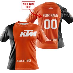 Custom name BraapGirls PREMIUM MX – CUSTOM NAME – KTM – ORANGE Brands for motocross girls and dirt bike riders - Brands view 3