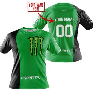 Custom name BraapGirls PREMIUM MX – CUSTOM NAME – MONSTER – GREEN Brands for motocross girls and dirt bike riders - Brands view 3