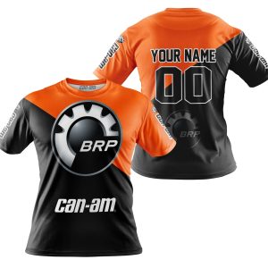 Custom name BraapGirls PREMIUM GIFT – CUSTOM NAME – CAN-AM – ORANGE Brands for motocross girls and dirt bike riders - Brands view 3