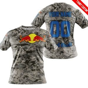 Custom name BraapGirls LIMITED EDITION PRODUCTS – US ARMY – RED BULL RACING V1 – CUSTOM NAME Brands for motocross girls and dirt bike riders - Brands view 3