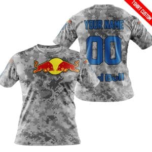 Custom name BraapGirls LIMITED EDITION PRODUCTS – US ARMY V1 – RED BULL RACING V1 – CUSTOM NAME Brands for motocross girls and dirt bike riders - Brands view 3