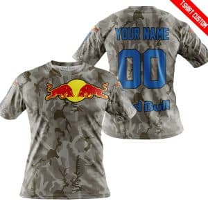 Custom name BraapGirls LIMITED EDITION PRODUCTS – US ARMY V2 – RED BULL RACING V1 – CUSTOM NAME Brands for motocross girls and dirt bike riders - Brands view 3